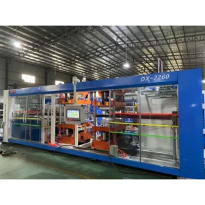 Fast Food Box PP PS PET Thermoforming Machine High Speed Automatic Plastic Blister Vacuum Forming Machine