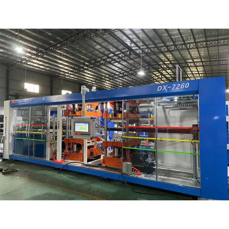 Fast Food Box PP PS PET Thermoforming Machine High Speed Automatic Plastic Blister Vacuum Forming Machine