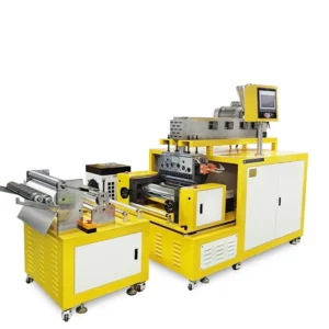 Film Forming Properties Testing Machine for PET LDPE ABS Polymer Materials Energy Saving Single Screw Film Casting Coating