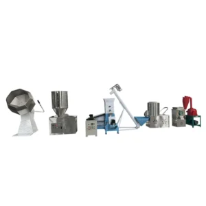 Fish Feed Extruder Dryer Cooler 200~1000kg/h Sinking Floating Fish Feed Production Line Feed Pellet Mill