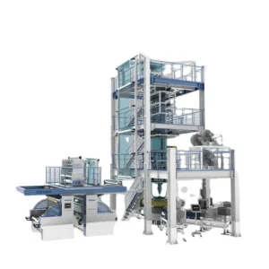 Five Layer 1500mm PE High Barrier Plastic Blown Film Extrusion Machine