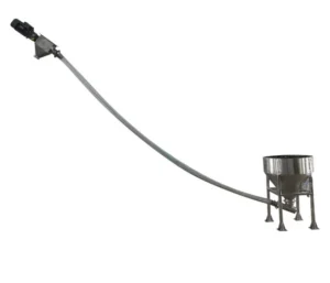 Flexible Screw Conveyor With Stainless Steel Hopper