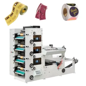 Flexo Roll to Roll Pet Pe Pvc Pet Bopp Plastic Sachet Foil Aluminium Film Printing Machine