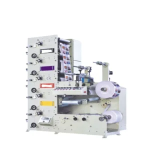 Flexographic Printer Flexo Printing Press 6 Color Automatic Label Card Printer 60m/min 175 355mm