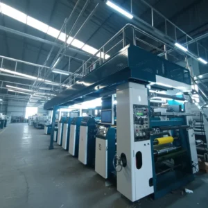 Flexographic Printing Machine 950mm Semi Automatic 5-Color In-Line Flexo Gravure Gluing Line 150m/min Paper
