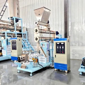 Floating Fish Feed Extruder Machine Aquatic Wet Type Single Twin Screw Feed Pelleting Mill Press Wet Twin Screw Extruder Machine