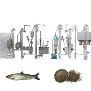 Floating Fish Feed Extruder Machine Twin Screw Aquaculture Pellet Production Line High Productivity 1 Ton/h Automatic Tilapia