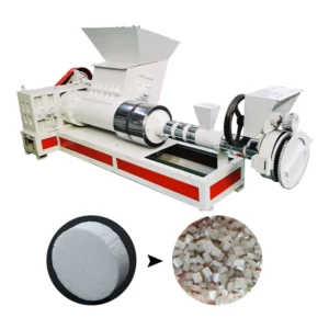 Foam Pellet Machine Foam Cold Press EPE EPS Plastic Recycling Machine
