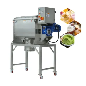 Food Standard Coffee Horizontal Ribbon Mixer Dry Powder Mixing Machine 100Kg 200G 300Kg 500Kg Mixing Equipment