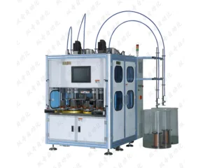 Four Head and Eight Station Vertical Winding Machine Double Turntable 12 Axis