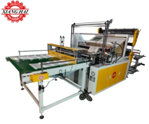 Four Line Cold Cut Bag Making Machine High Speed Automatic 4 Line Cold Cutting Plastic Bag Manufacturing Equipment
