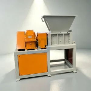 Frequency Conversion Double Shredder Strong Shear Force for Hard Waste Plastic Pipe Crusher Gearbox PMMA Compatible Jam Proof