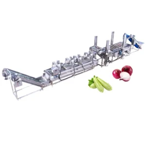 Fruit And Vegetable Bubble Cleaning Machine Vegetable Washing Machine Desalination Equipment Chili Cleaning Line