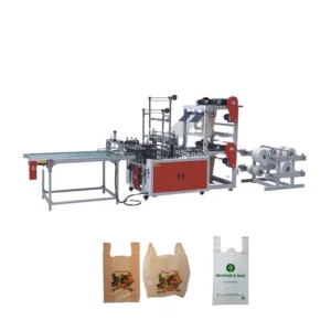 Full Auto Zipper Cpp Plastic Bag Making Machine