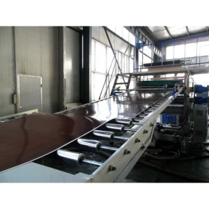 Full Automatic 4m Length PVC Flooring Manufacturing Line Customizable Width SPC Vinyl Floor Production Line