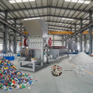 Full Automatic Plastic Recycling Washing Line for PET PP PE Plastic Waste Crushing Washing Drying Plant