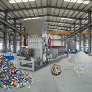 Full Automatic Plastic Recycling Washing Line for PET PP PE Plastic Waste Crushing Washing Drying Plant