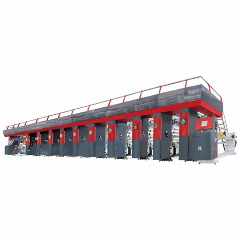 Full Automatic Rotogravure Printing Machine 5-10 Color Press for Plastic Film and Flexible Packaging Core Motor Component