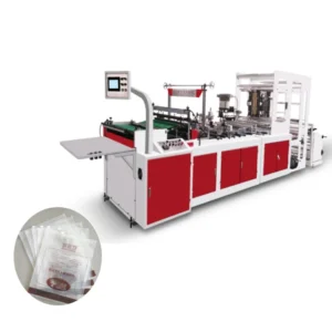 Full Automatic Three Side Seal PE Zipper Lock Plastic Bag Making Machine