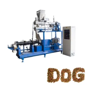 Full Production Line Dry Pet Food Extruder Processing Dog Food Making Machine