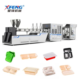 Full Servo Thermoforming Machine One Step Blister Equipment for Disposable PP PS PE PLA Food Package Container