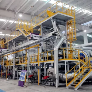Fully Automatic 24 Hour Continuous Waste Plastic Recycling Line Tire Pyrolysis Machine