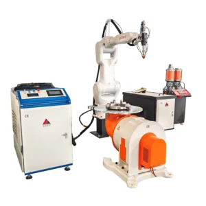 Fully Automatic 3000w Raycus Fibre Laser Robotic Cladding Equipment for Mold Shaft Gear Wear Resistance Corrosion Protection