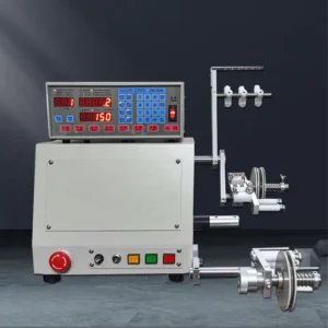 Fully Automatic CNC Double Axis 0.4kW Motor 0.03-1.2mm Flat Copper Wire Toroidal Transformer 10KVA Speaker Coil Winding