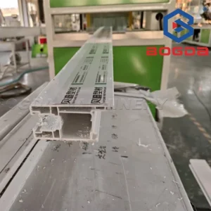 Fully Automatic High Speed PVC UPVC Window and Door Frame Profile Making Extrusion Line Plastic Machine