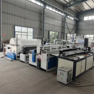 Fully Automatic Paper Lamination Slitting Jumbo Roll Toilet Paper Rewinding Machine for Jumbo Core Toilet Paper Roll