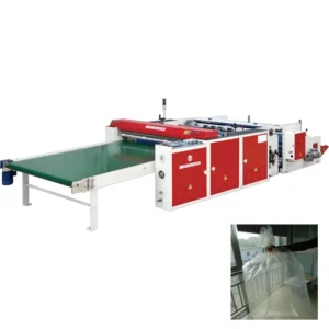 Fully Automatic Plastic Bag Making Machine Easy to Operate with Flying Knife System and PLC Motor Core Components Included