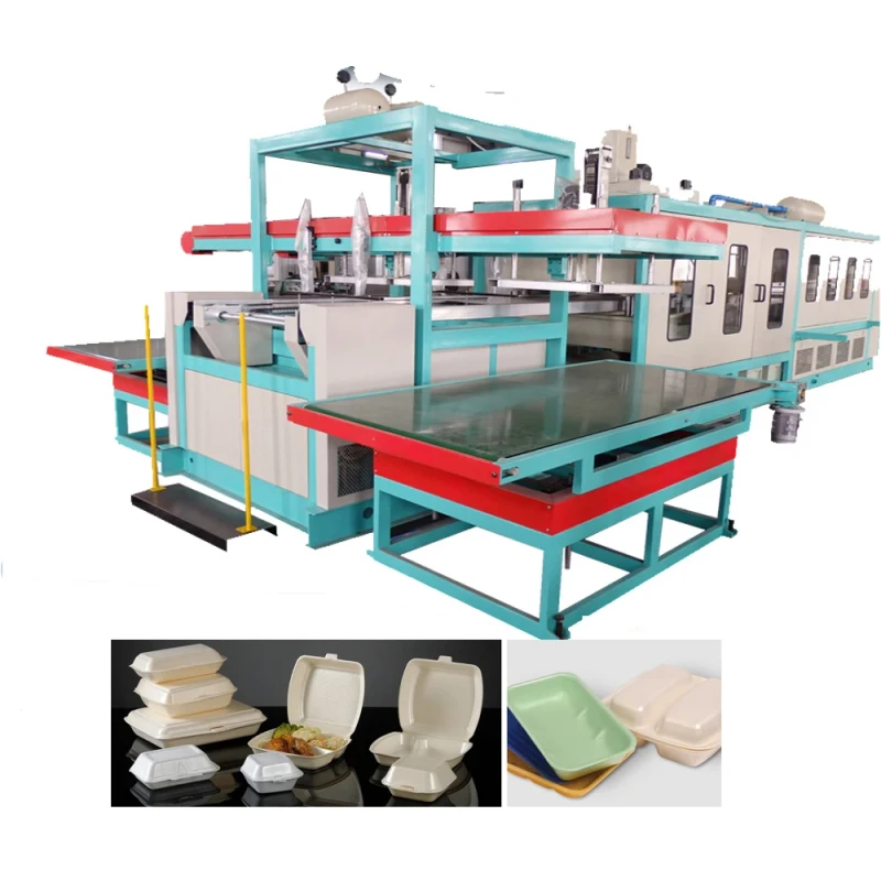 Fully Automatic Plastic Foam Tray Production Line Blister Food Container Making Machine