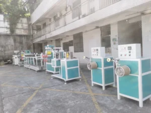 Fully Automatic Single Screw PP Plastic Package Strap Band Extrusion Production Machine with PLC and Pump
