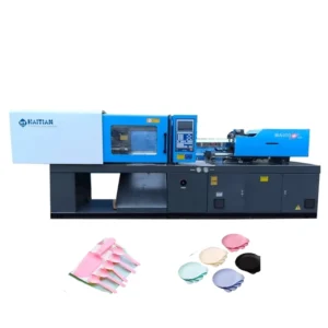 Fully Automatic Small 90 ton Hydraulic PLC Controlled Injection Molding Machine Horizontal Used