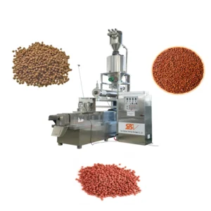 Fully Automatic Stainless Steel Fish Feed Pellet Food Extruder Manufacturing Processing Line Machine in Factory