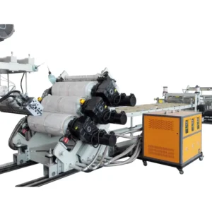 Fully Automatic Twin Screw PE PP PS ABS Sheet Extruder Machine for Plates Production with Motor and Bearing