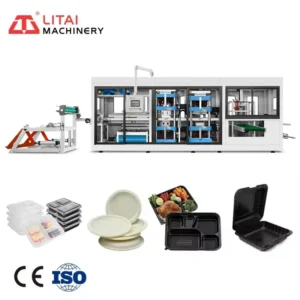Fully Automatic Vacuum Forming Thermoforming Blister Making Machine Heavy Duty PS PET PP PVC HIPS Motor