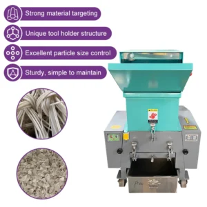 Functional Small High Productivity Motor Driven Plastic Shredder Grinder Crusher with 22KW Power