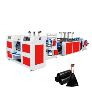 GEB-300 T-Shirt Bag Making Machine 240pcs/Min Fully Automatic Motor-Driven Plastic Bag Production