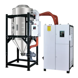 Gainwal Euro 800kg Dehumidifying Dryer High Efficiency 24kW Electric Heating Plastic Particle Heat Dried Drying Machine