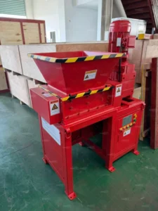 Gearbox Driven Waste Tyre Shredder Steel Crusher Twin Shaft Shredder Double Shaft Metal Shredder