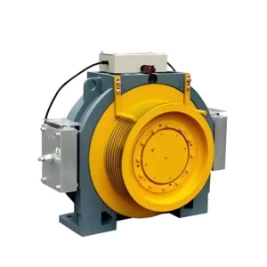 Gearless Lift Traction Machine High Safety Elevator Drive Machine Low Vibration Traction Motor for Office Building Lifts