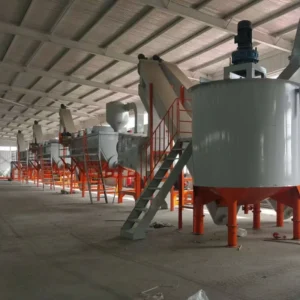 Granulator for Plastic Recycling Plastic Film Recycling Machine Hot Washed PET Flakes Machine