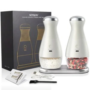 Gravity Sensor Electric Salt Grinder with Plastic ABS Construction Eco Friendly Design for Home Restaurant Use Pepper Grinder