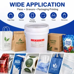 Gravure Flexographic Water Based Printing Ink Flexo Ink for PP Woven Bags