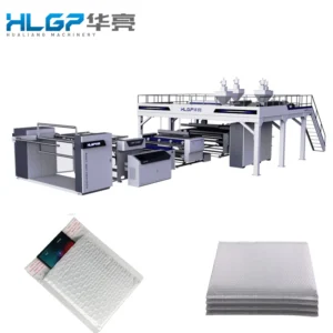 HDPE Air Bubble Packing & Cushion Wrap Making Machine with Twin Screw Extruder High Capacity Shockproof Film Roll Production