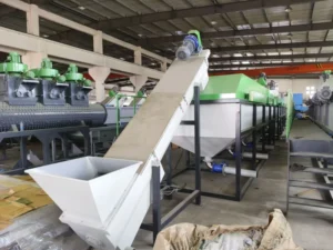 HDPE Bottle Waste Plastic Complete Washing and Recycling Line Include Crushing Cleaning Dewatering Drying System
