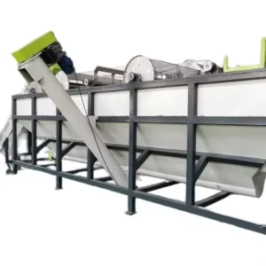 HDPE Bucket Washer Machine ABS PP PE HDPE LDPE 1000kg/h Crushing Washing Recycling Line