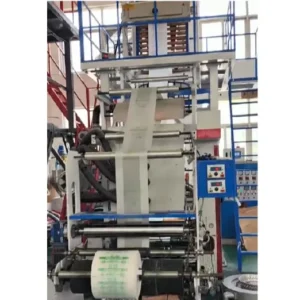HDPE Film Blowing Machine Durable LDPE Degradable PE Plastic Extrusion Machine Core Motor Component