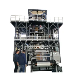 HDPE LDPE 3 7layer Co extrusion Plastic Film Blowing Machine